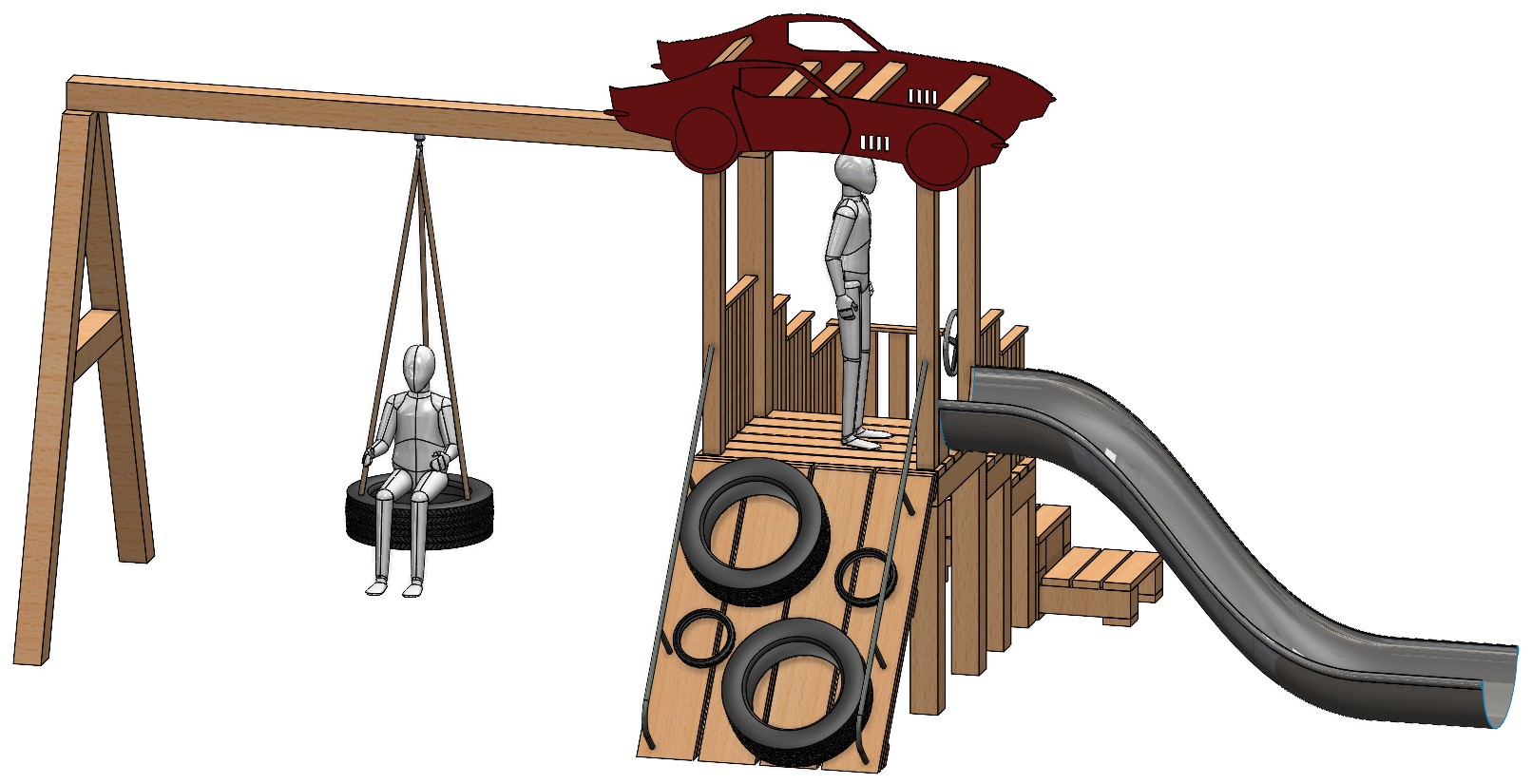 Automotive Themed Playground